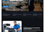 responsive web landing page, react, HTML, CSS, javascript
